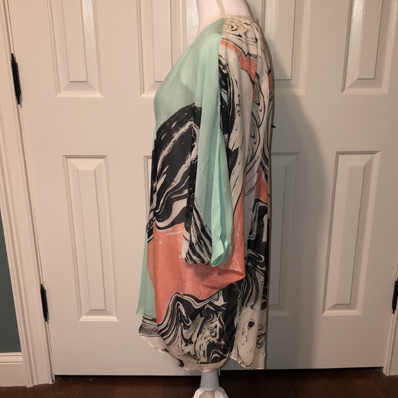 DVF Fleurette Dress in color Spring Marble. Never worn.NWT - Picture 2 of 10